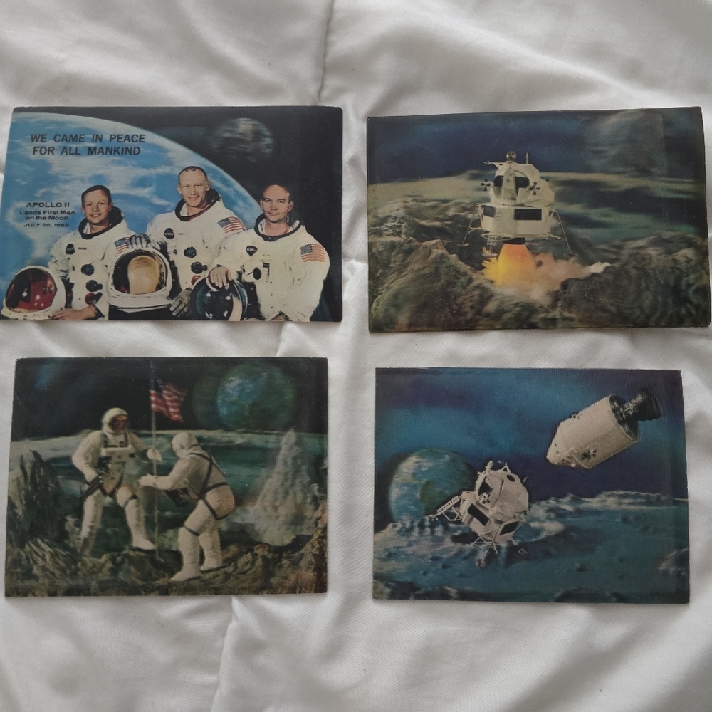 vintage NASA postcards